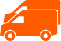 Delivery van icon